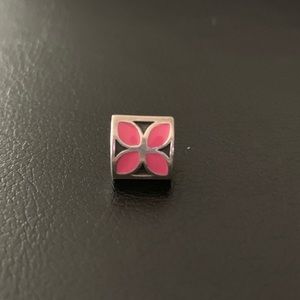 Pink Flower Pandora Charm